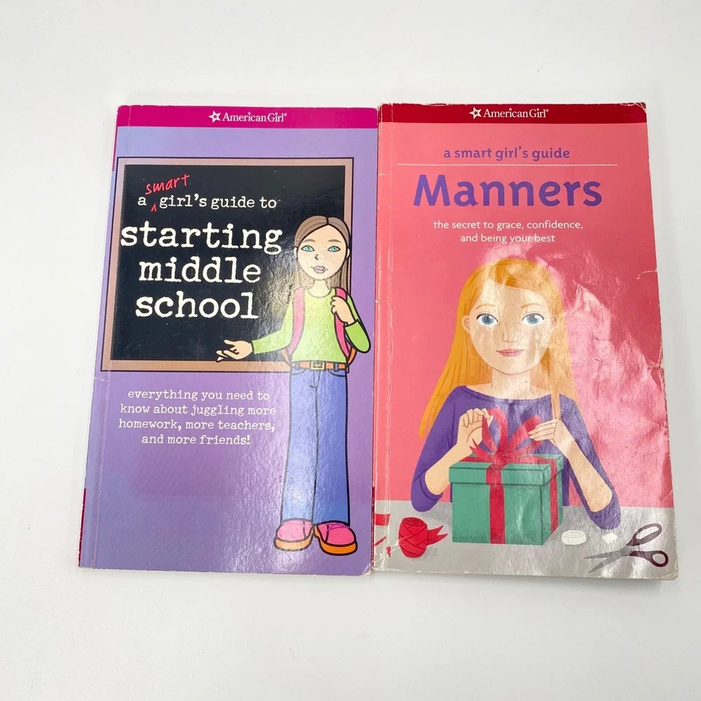 American Girl Smart Girl Guides Starting Middle School Manners Books Set 2